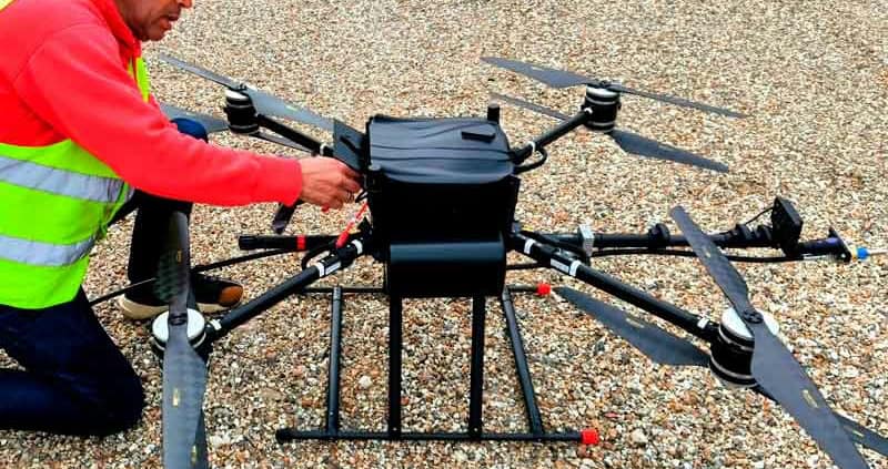 nettoyage eau osmose chauffe drone