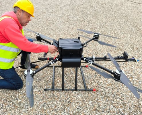 Drone industrielle sécurisé Vos opérations de nettoyage