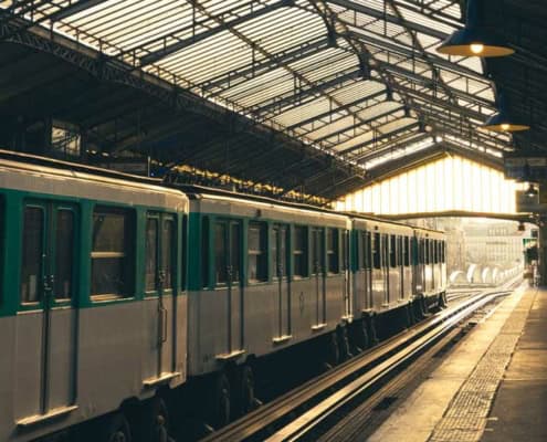 nettoyage de gare par drone industriel